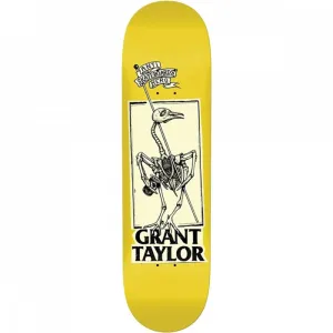 Antihero Taylor Pigeon Vision 8.25" Yellow Skateboard Deck