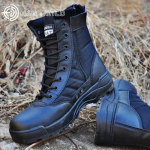 2020 Men Boots Desert Military Tactical Boots Outdoor Waterproof Hiking Shoes Men Sneakers Non-slip Sports Combat Boots