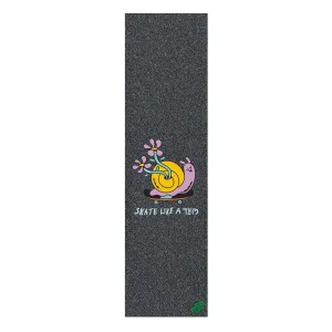 9in Skate Like A Girl Snail Skateboard Griptape Sheet