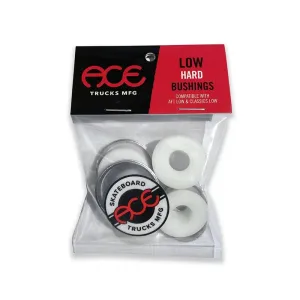 ACE Trucks 94a LOW HARD White Skateboard Bushings 2pr