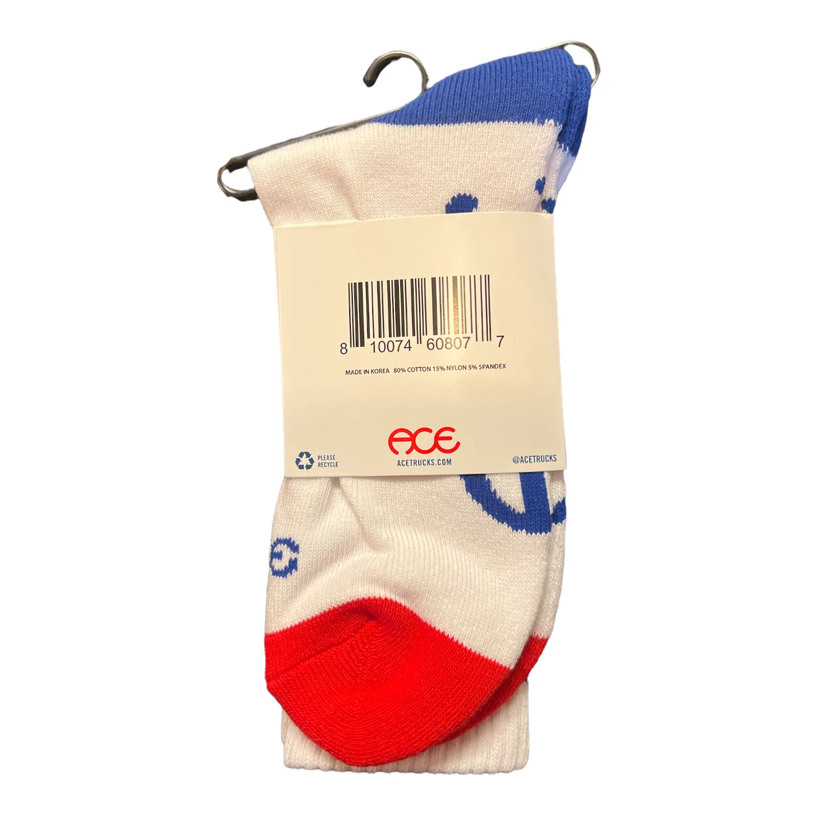 Ace Trucks Era Crew Socks - White