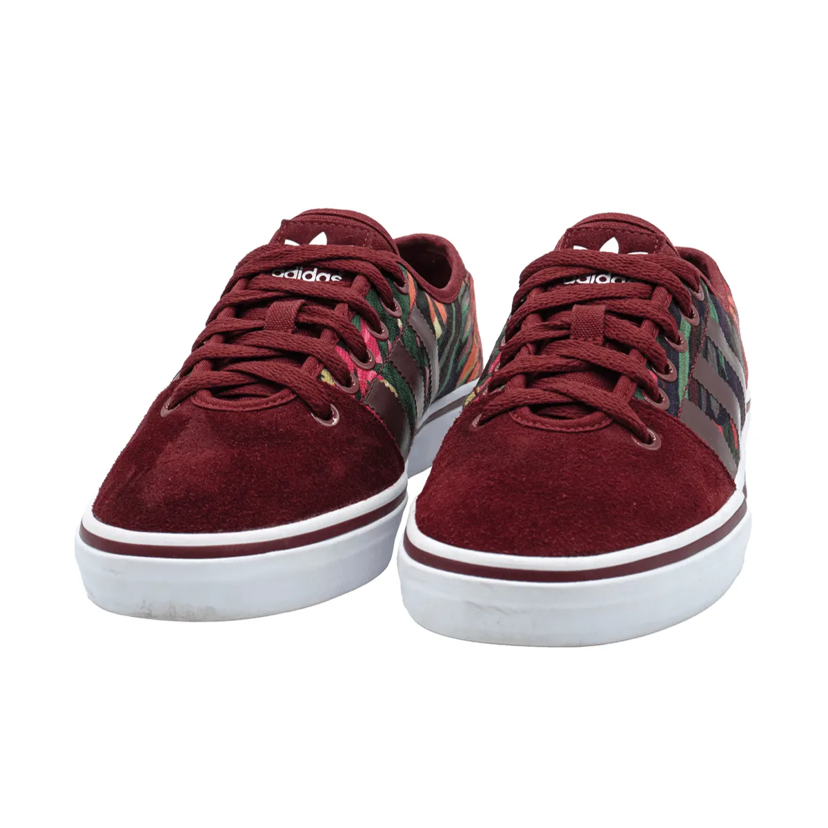 Adidas Adria Lo Low-Top Sneakers Fabric Red Colour For Women