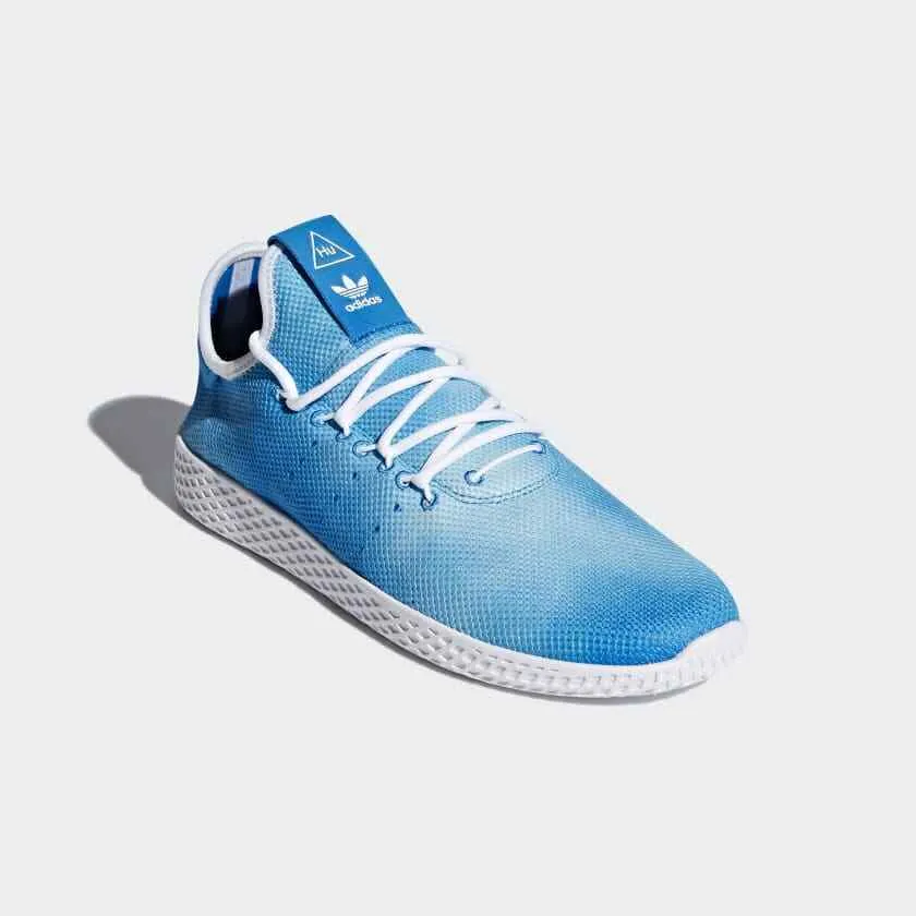 Adidas Pharrell Williams HU DA9618 Women's Bright Blue/White Tennis Shoes BS64