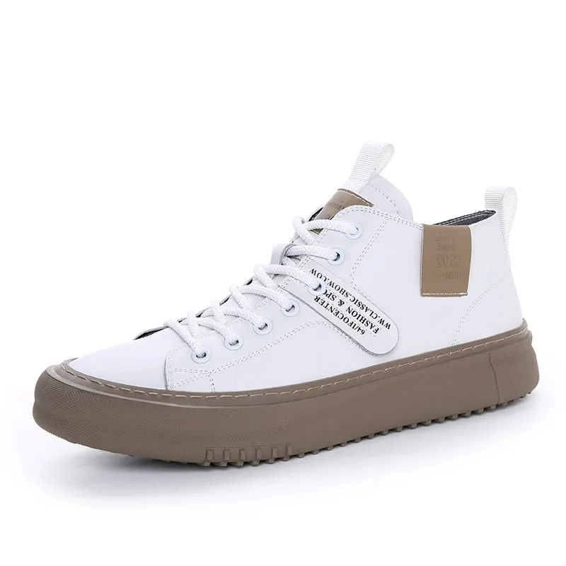 Advbridge  Men's Sneakers Fashion Men Casual Shoes Luxury Brand White Sneakers Tenis Masculino Fashion Streetwear Skate Shoes Men