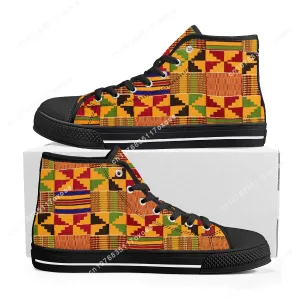 AfroFashion African Ethnic Culture Design High Top Sneakers