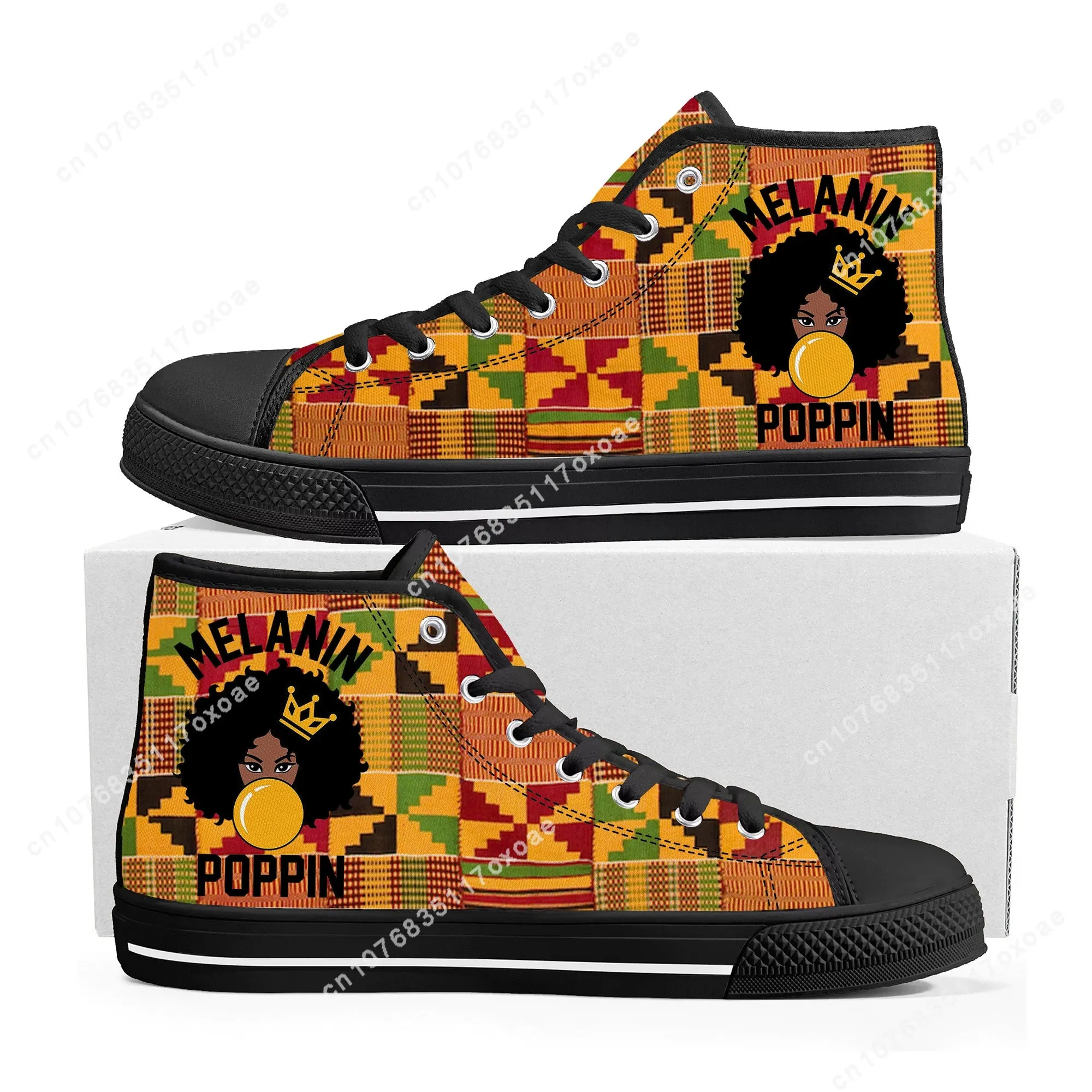 AfroFashion African Ethnic Culture Design High Top Sneakers