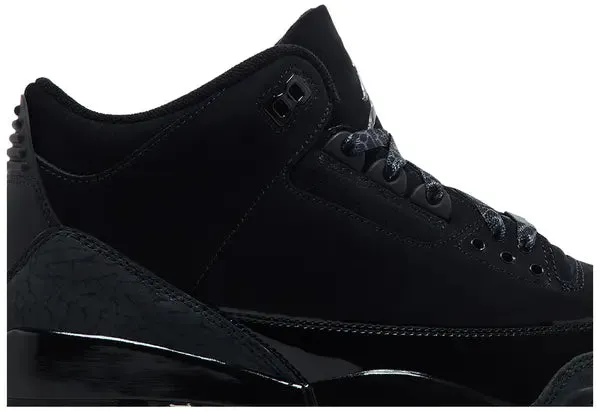 Air Jordan 3 Retro 'Black Cat' 2025 Sneakers for Men