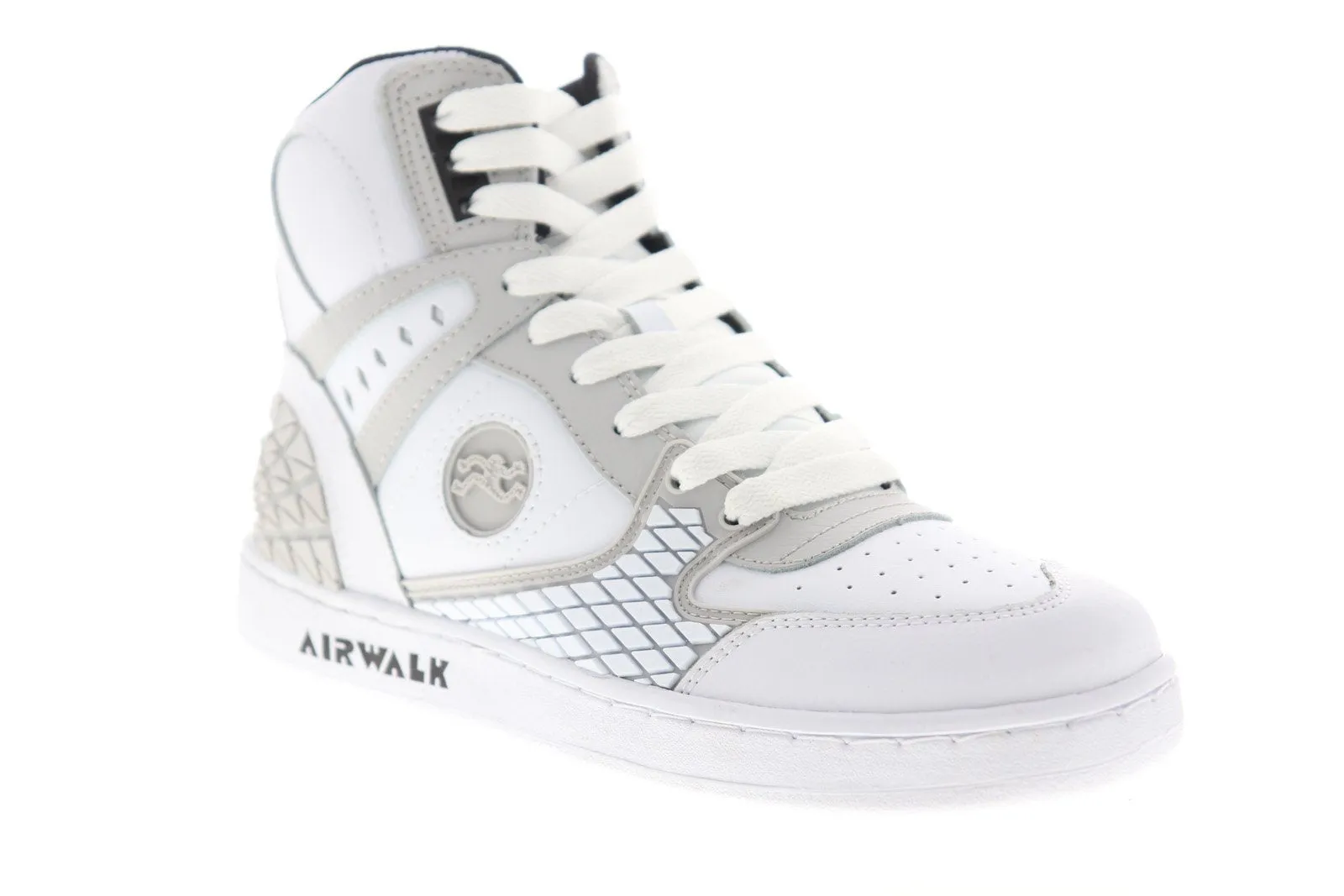 Airwalk Prototype 600 AW00226-100 Mens White Skate Sneakers Shoes