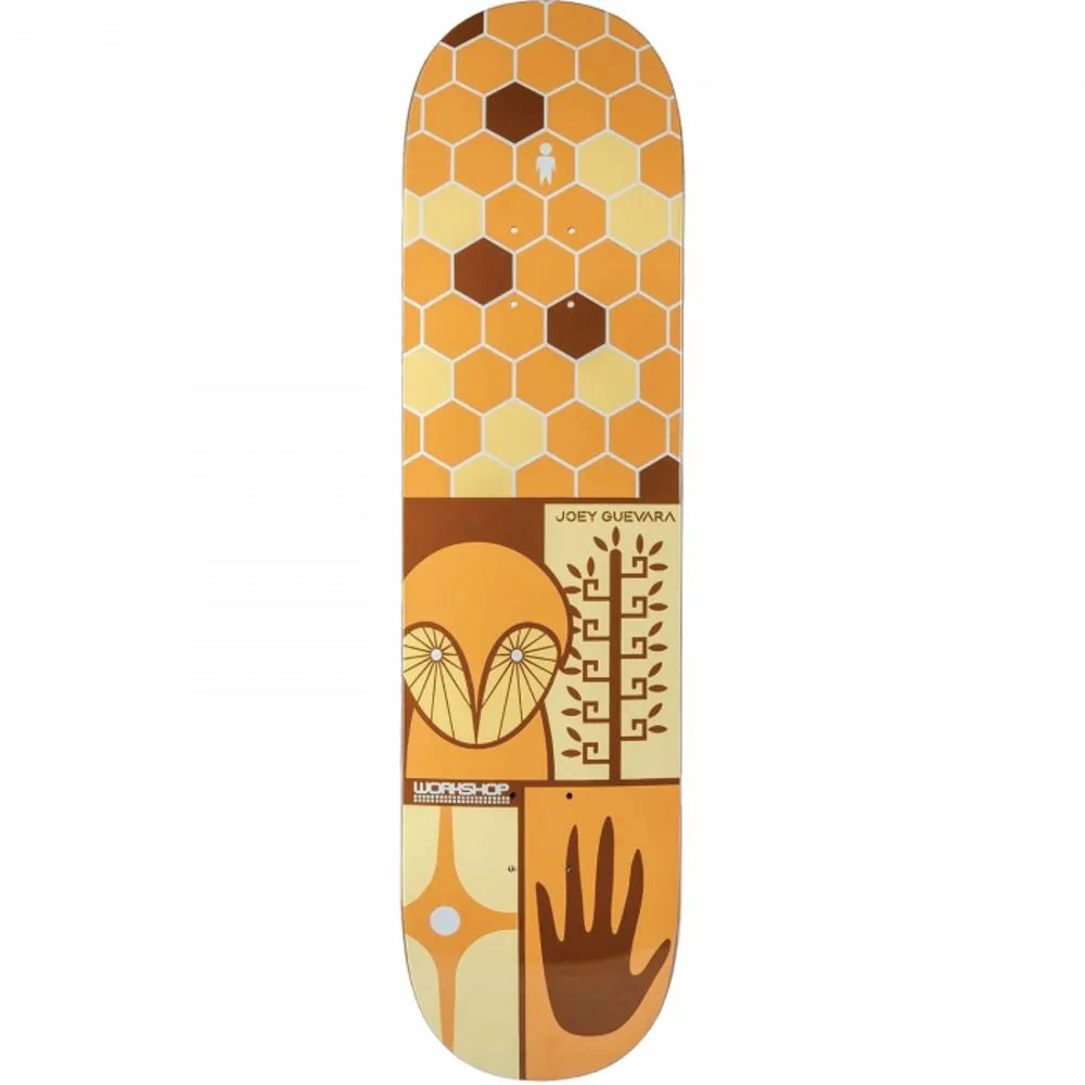 Alien Workshop Guevara Mojave Orange Owl 8.12" Skateboard Deck