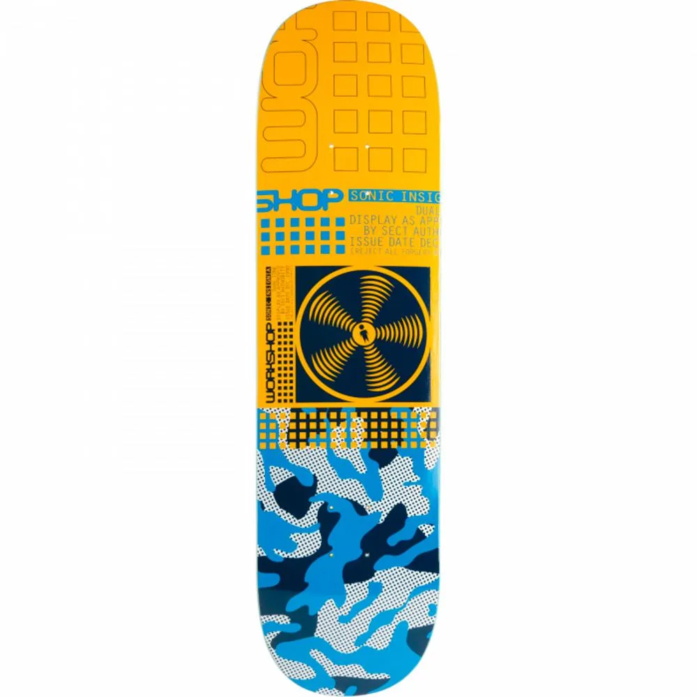 Alien Workshop Sonic Insignia 8.5" Blue Skateboard Deck