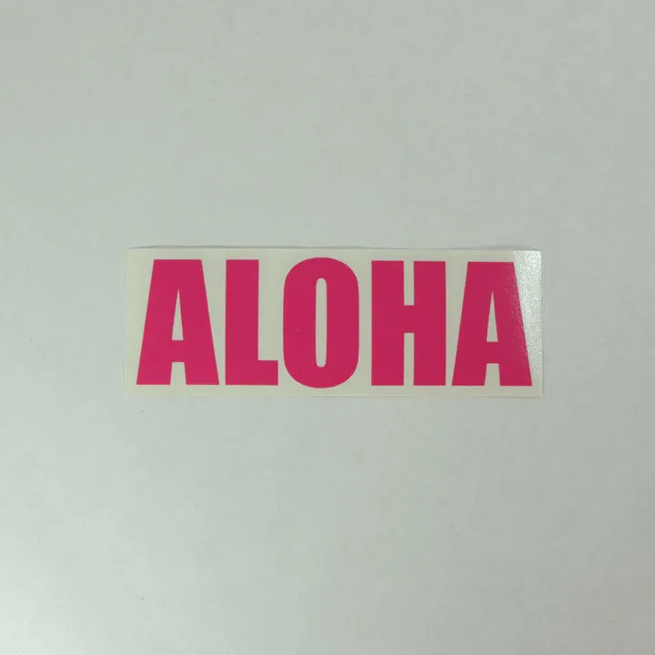 Aloha Impact Diecut Sticker