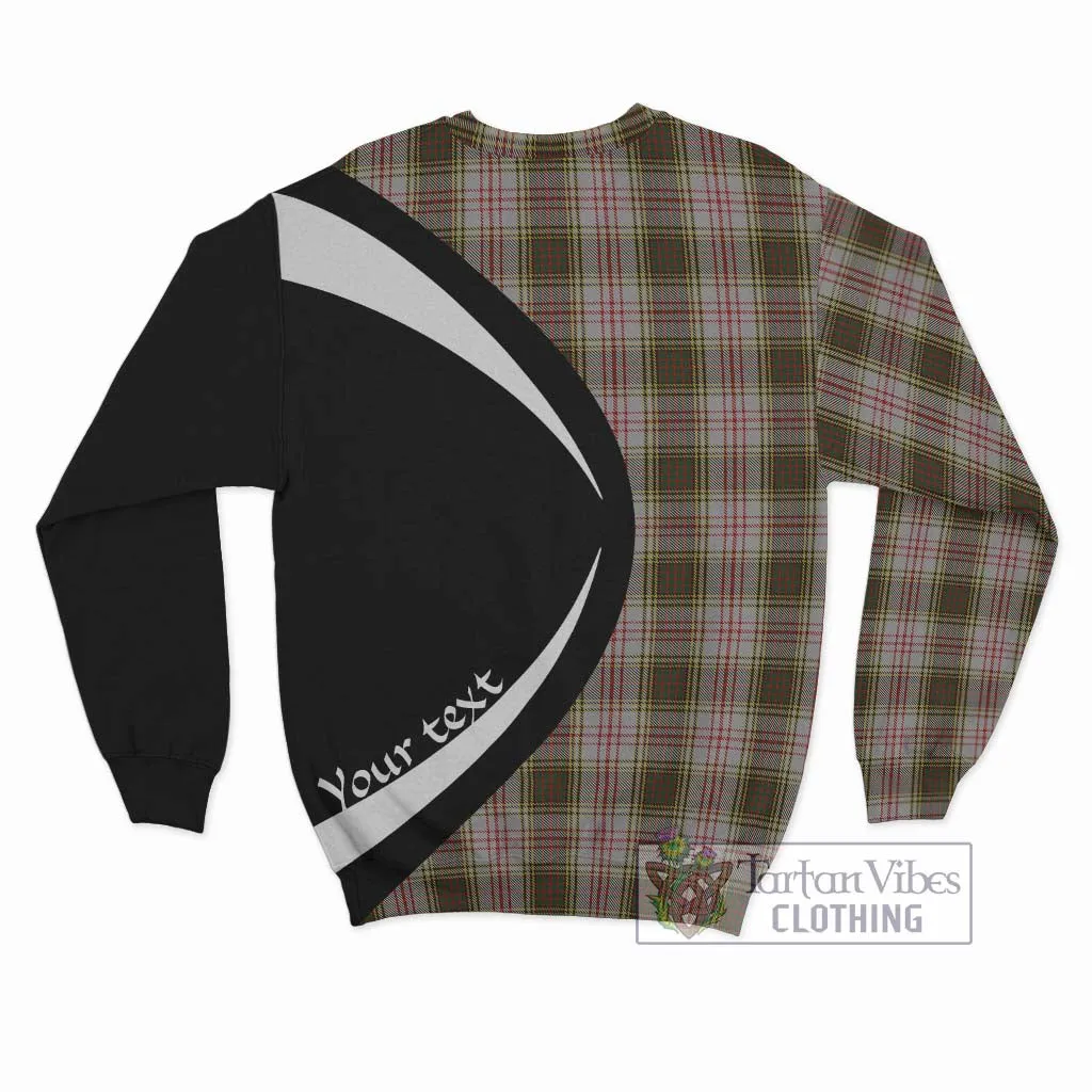 Anderson Dress Tartan Sweatshirt with Family Crest Circle Style