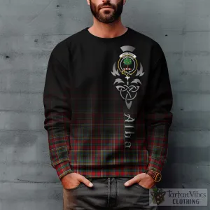 Anderson of Arbrake Tartan Sweatshirt Featuring Alba Gu Brath Family Crest Celtic Inspired