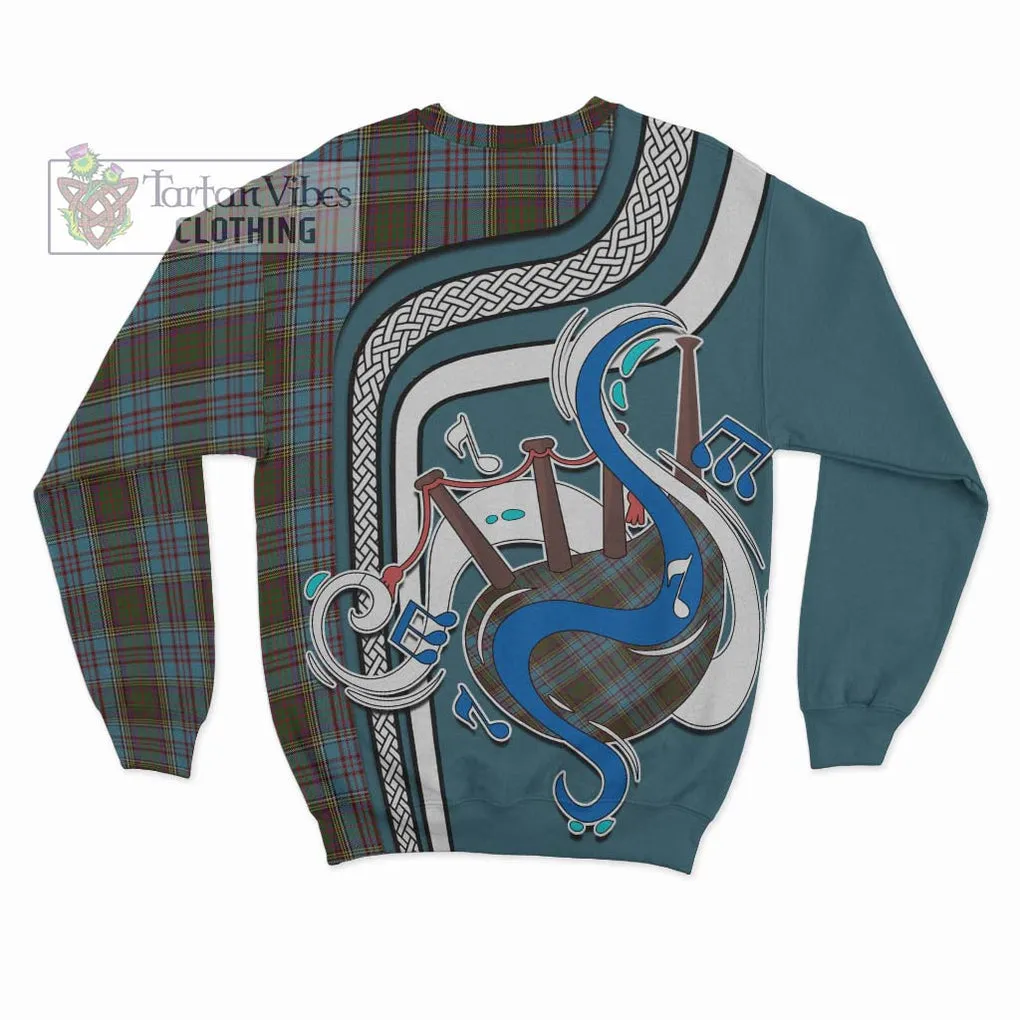 Anderson Tartan Sweatshirt with Epic Bagpipe Style