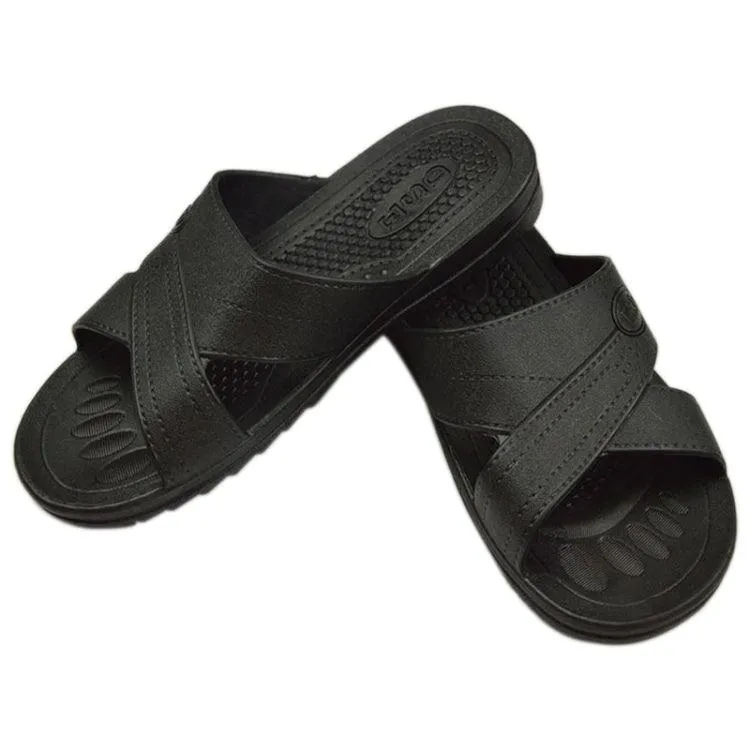 Anti-Static Non-Slip X-Shaped Slippers for Adults, Size 40