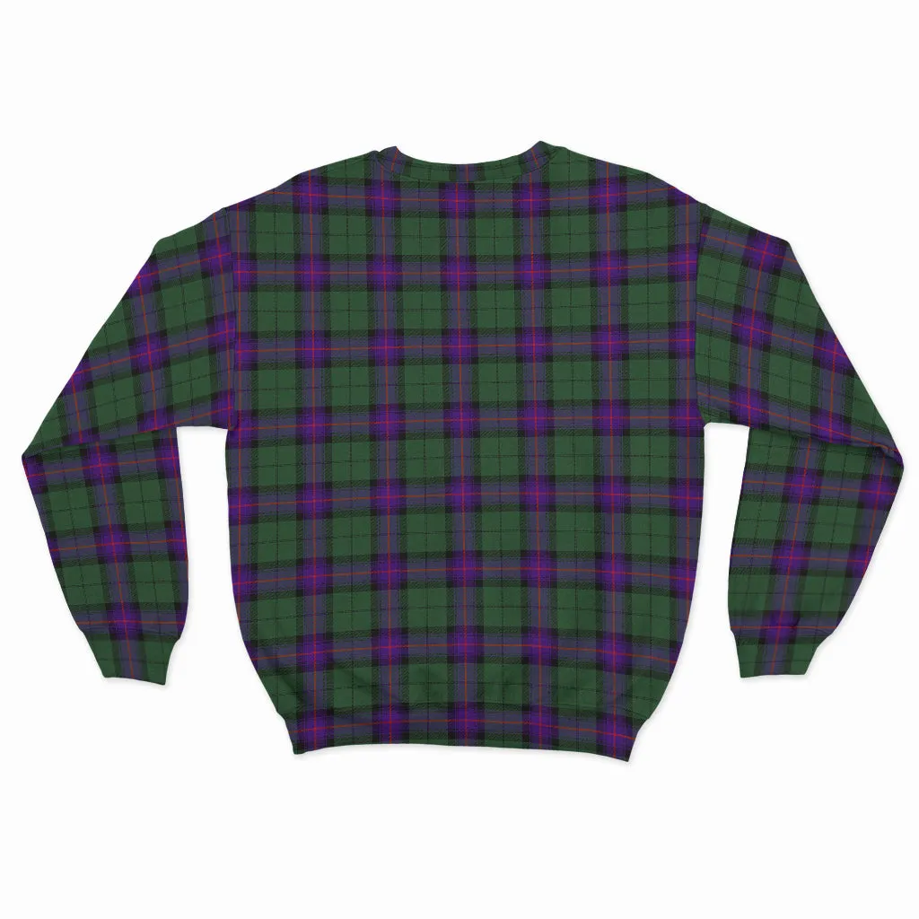 Armstrong Modern Tartan Sweatshirt with Family Crest