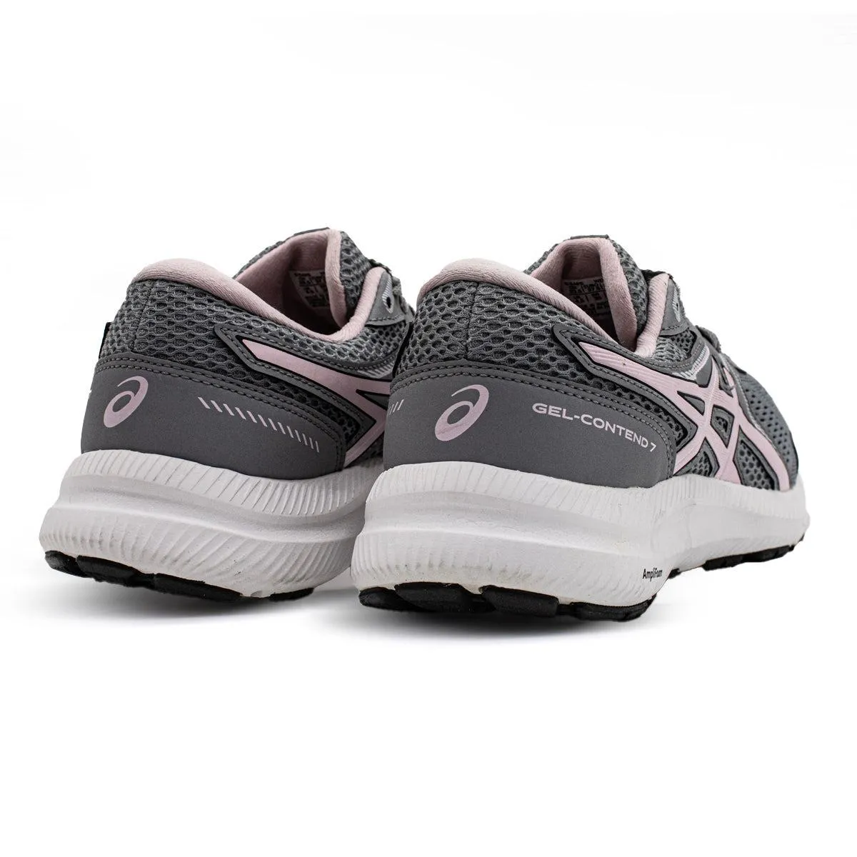 Asics Gel Contend 7 Wide Running Sport Shoes Fabric Grey Colour For Women