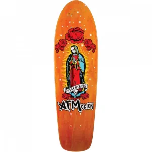 ATM Mary Cruiser 7.6" Orange Skateboard Deck