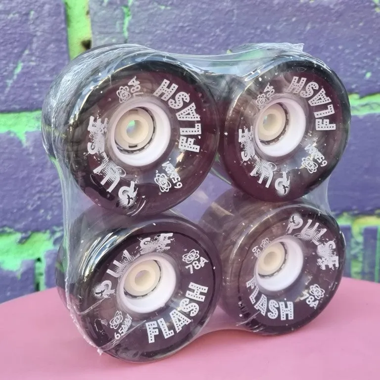 Atom Pulse Flash Light Up Glitter Wheels 78A - 4 pack