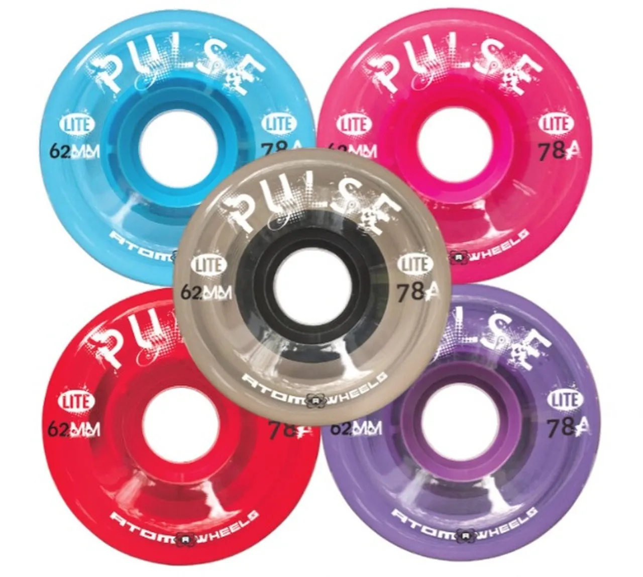 Atom Pulse Lite Outdoor- 62mm/78a (4pk)