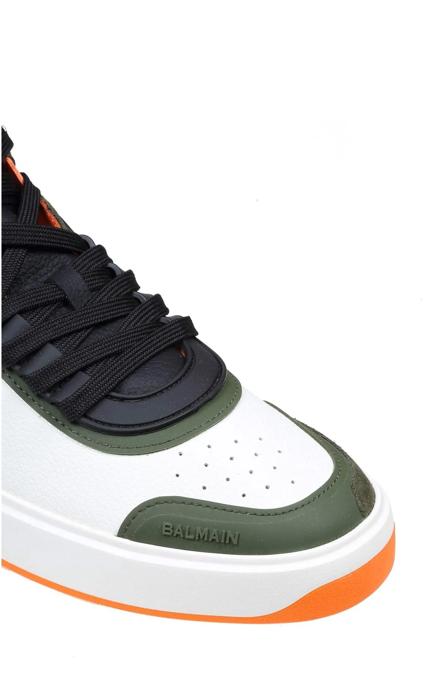 Balmain B Skate High-Top Color-Block Sneakers