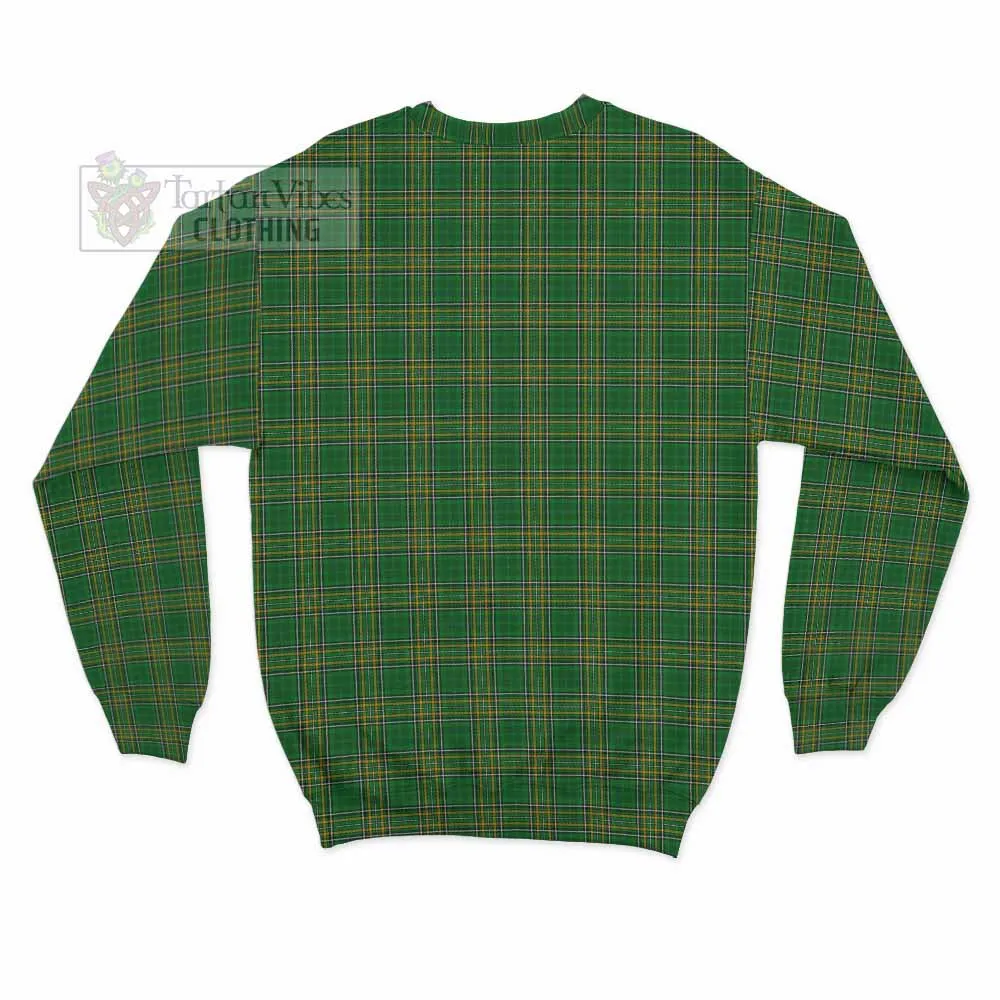 Bannon Irish Clan Tartan Sweatshirt with Coat of Arms