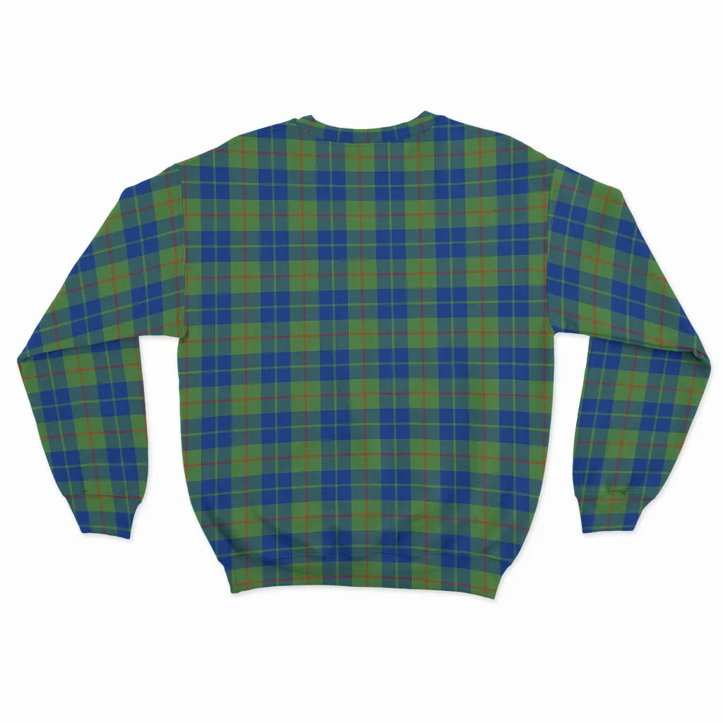 Barclay Hunting Ancient Tartan Sweatshirt with Family Crest