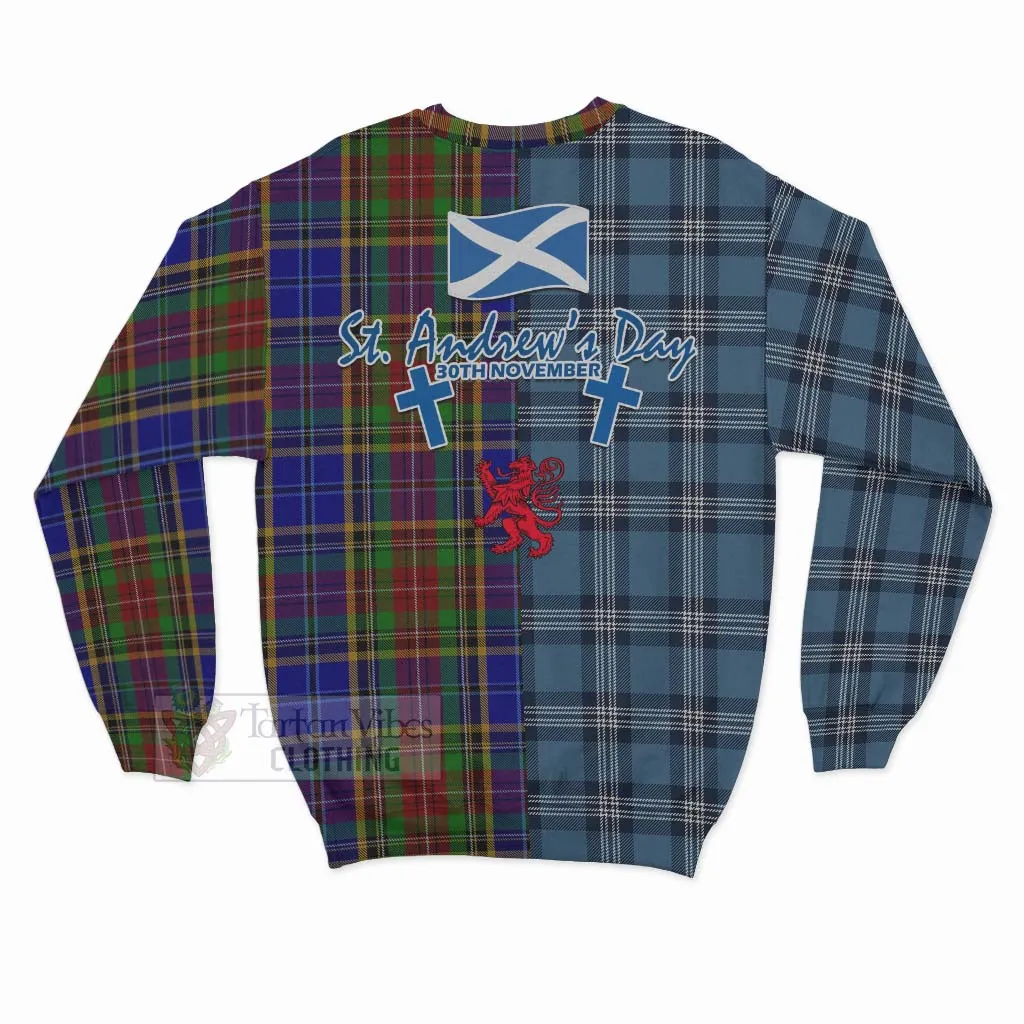 Beattie (Beatty) Tartan Sweatshirt Happy St. Andrew's Day Half Tartan Style