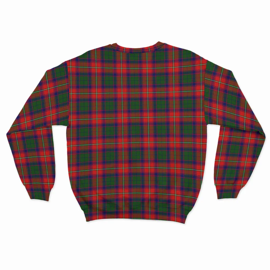 Belshes Tartan Sweatshirt with Family Crest