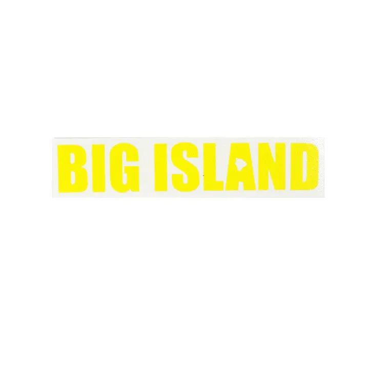 Big Island 8" x 1.55" Diecut Sticker