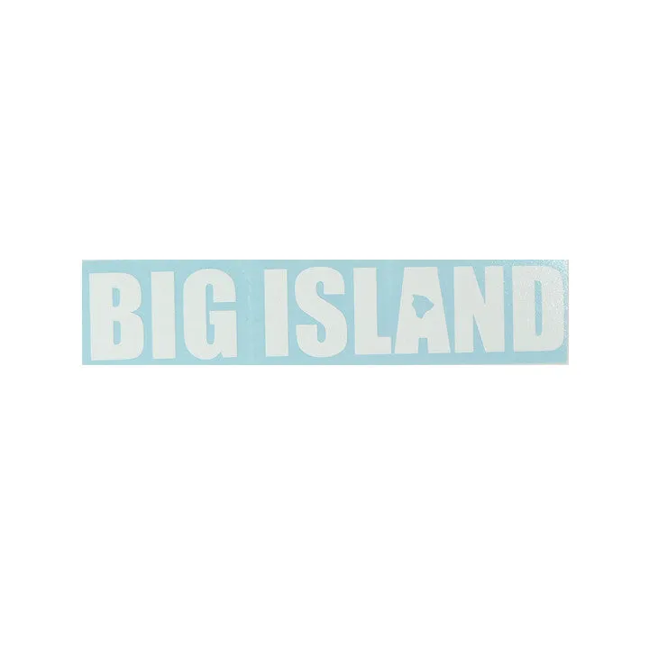 Big Island 8" x 1.55" Diecut Sticker