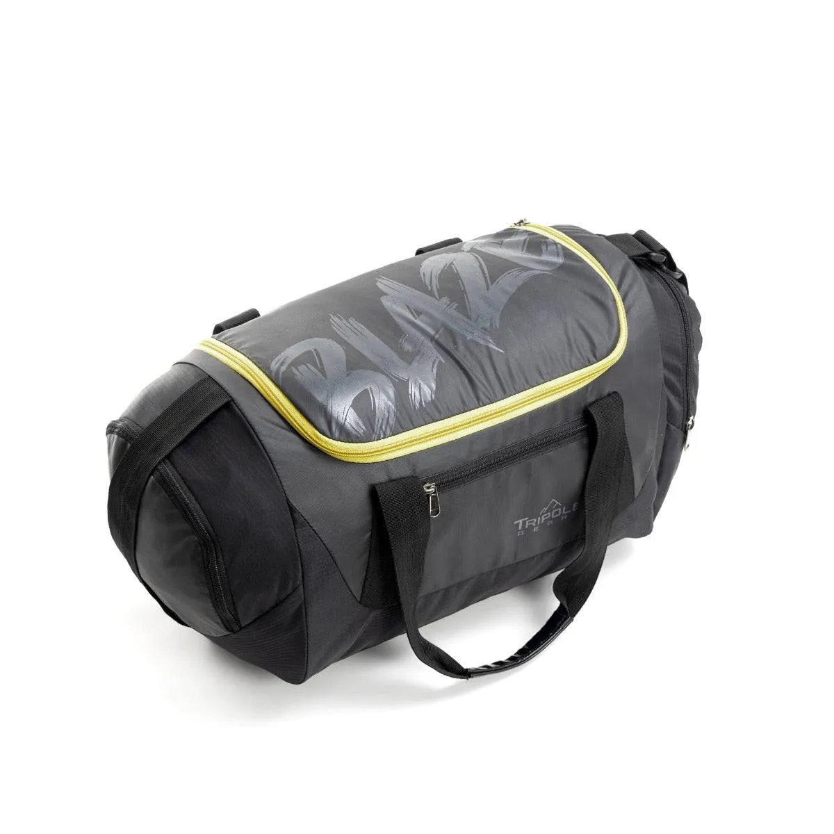 Blaze Gym & Sports Duffel Bag - Black   Yellow