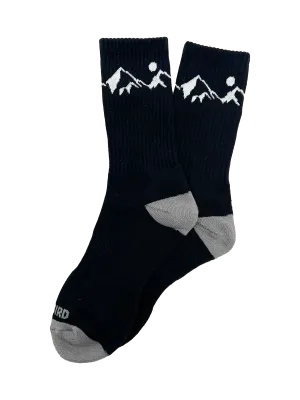 Bleubird Crew Socks Alpine Black