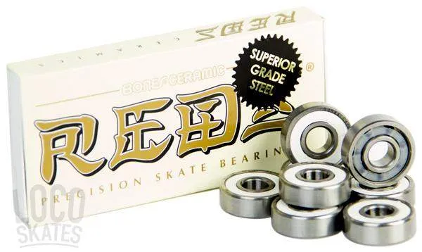 Bones Ceramic Reds Bearings - 8 Set