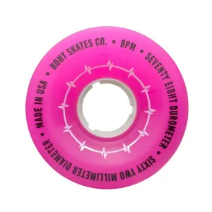 Bont Wheels - BPM Pink 62mm 78A 4pk