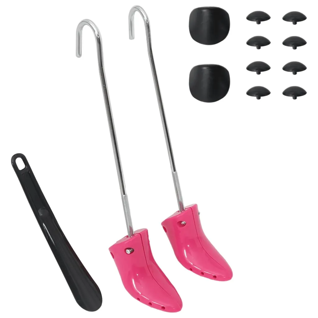 Boot Stretchers with Shoe Horn Pink EU 34-40 Plastic