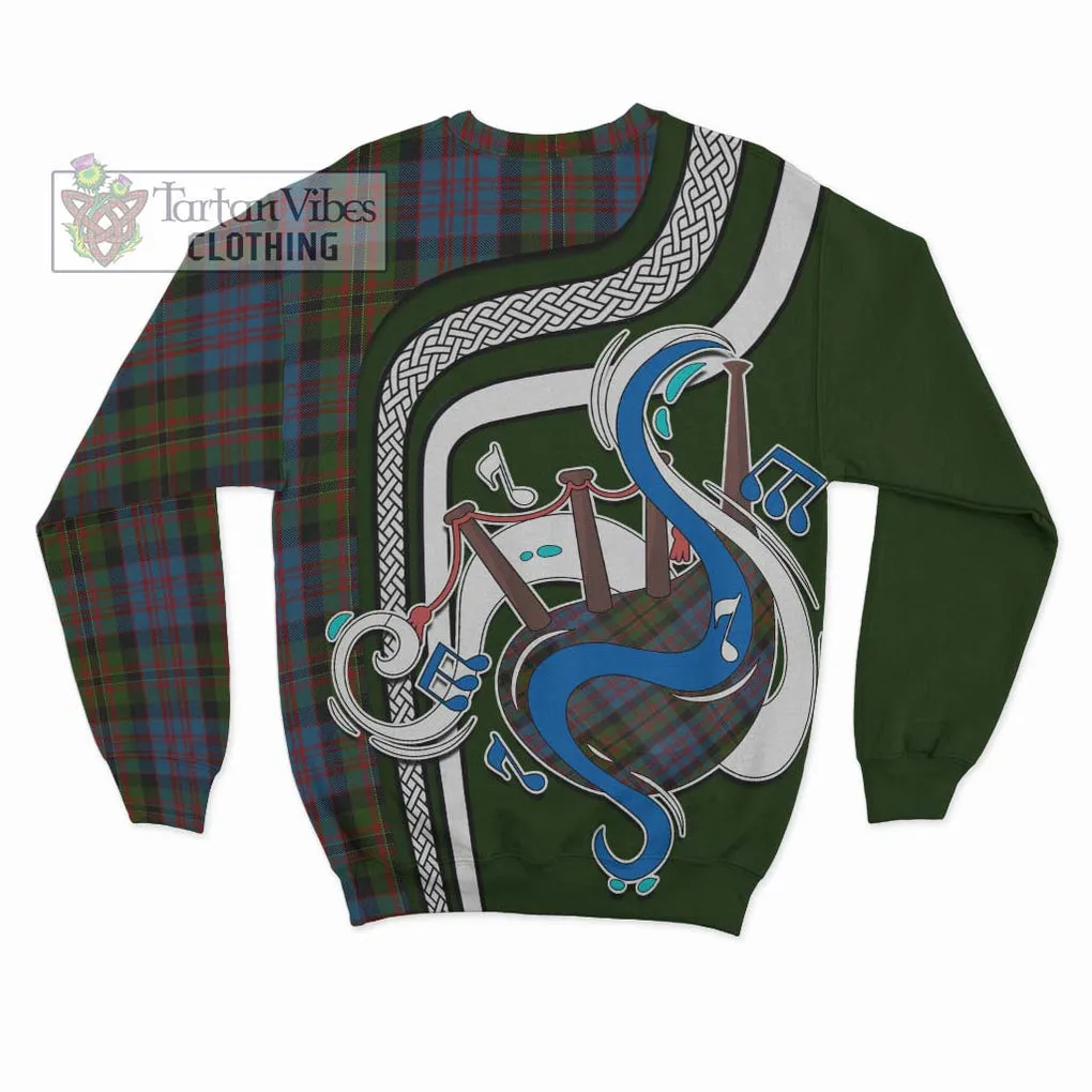 Bowie Tartan Sweatshirt with Epic Bagpipe Style