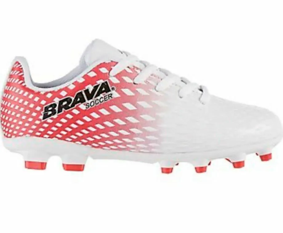 Brava Thunder II Academy Pink/White Outdoor Soccer Cleats Girls (Size: 6) 157538