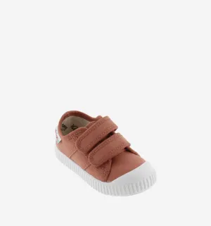 Brick canvas double velcro sneaker