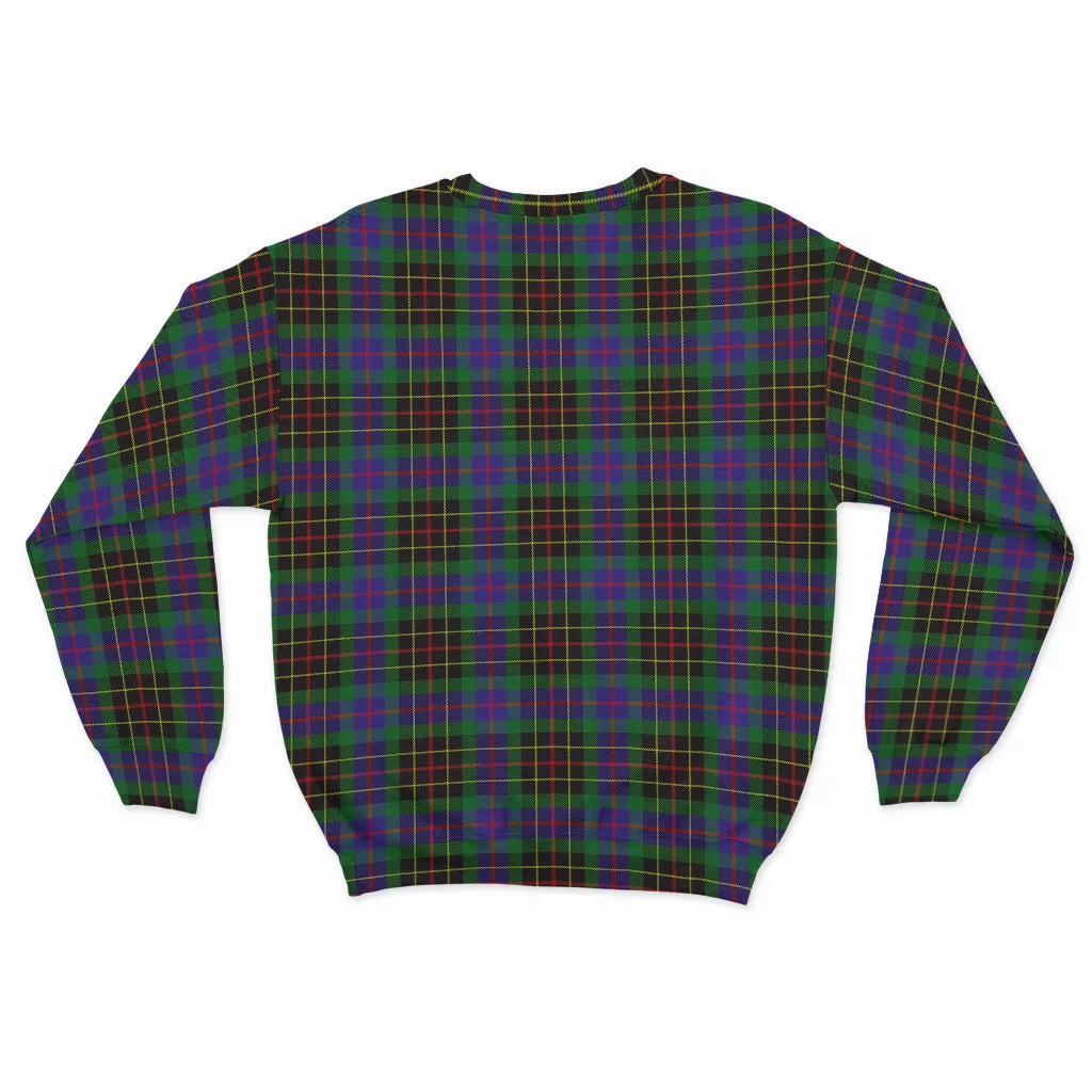 Brodie Hunting Modern Tartan Sweatshirt with Family Crest