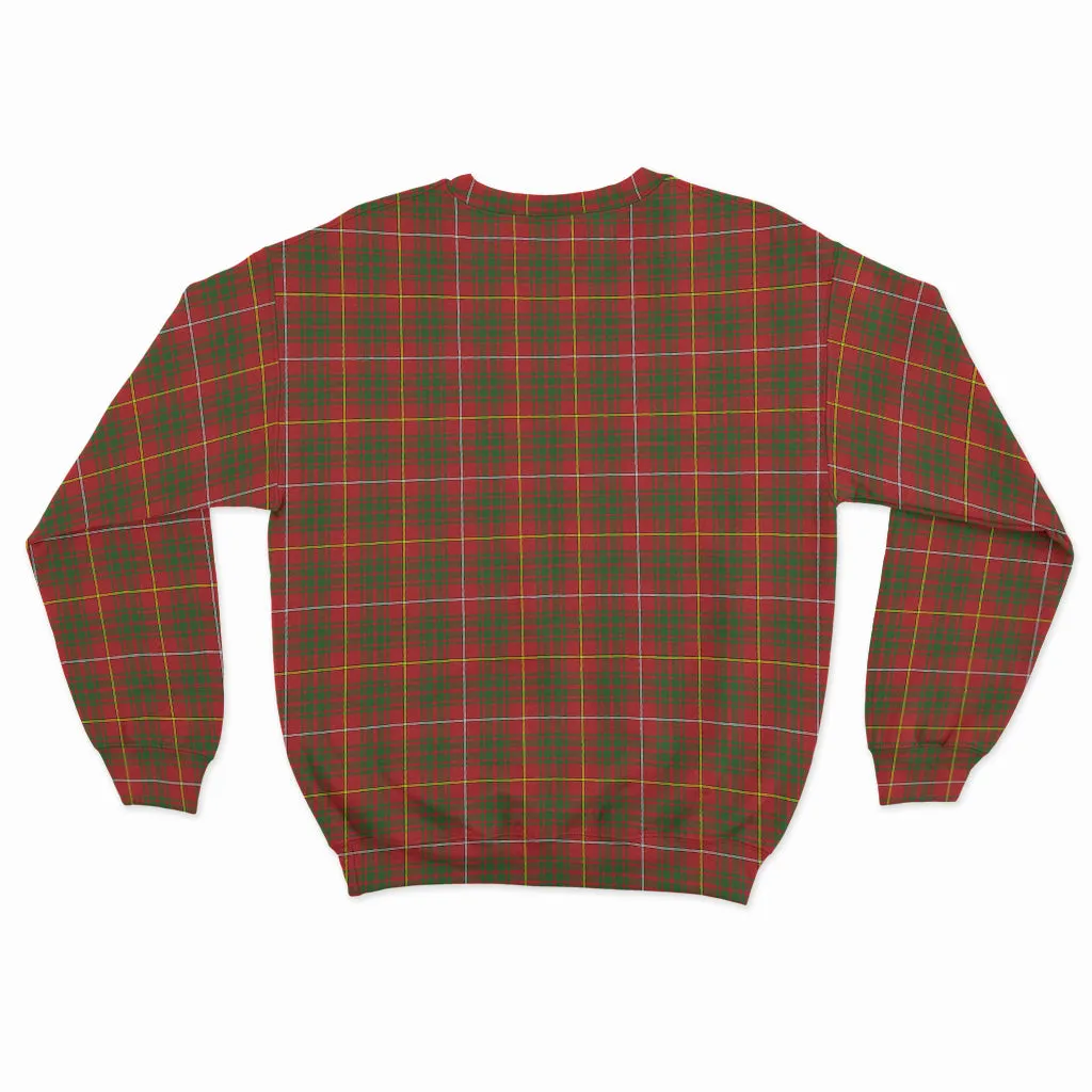 Bruce Modern Tartan Sweatshirt with Family Crest