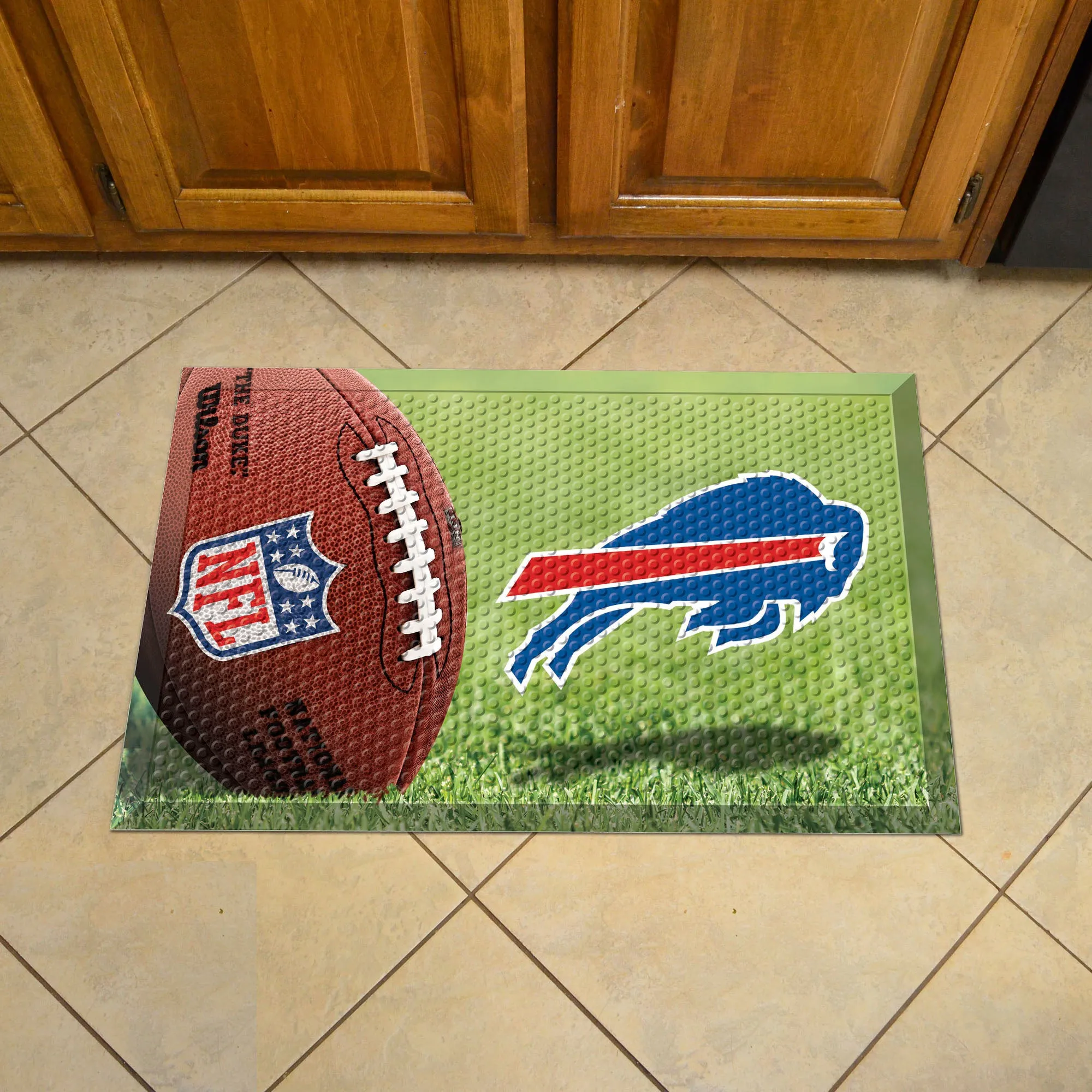 Buffalo Bills Rubber Scraper Door Mat