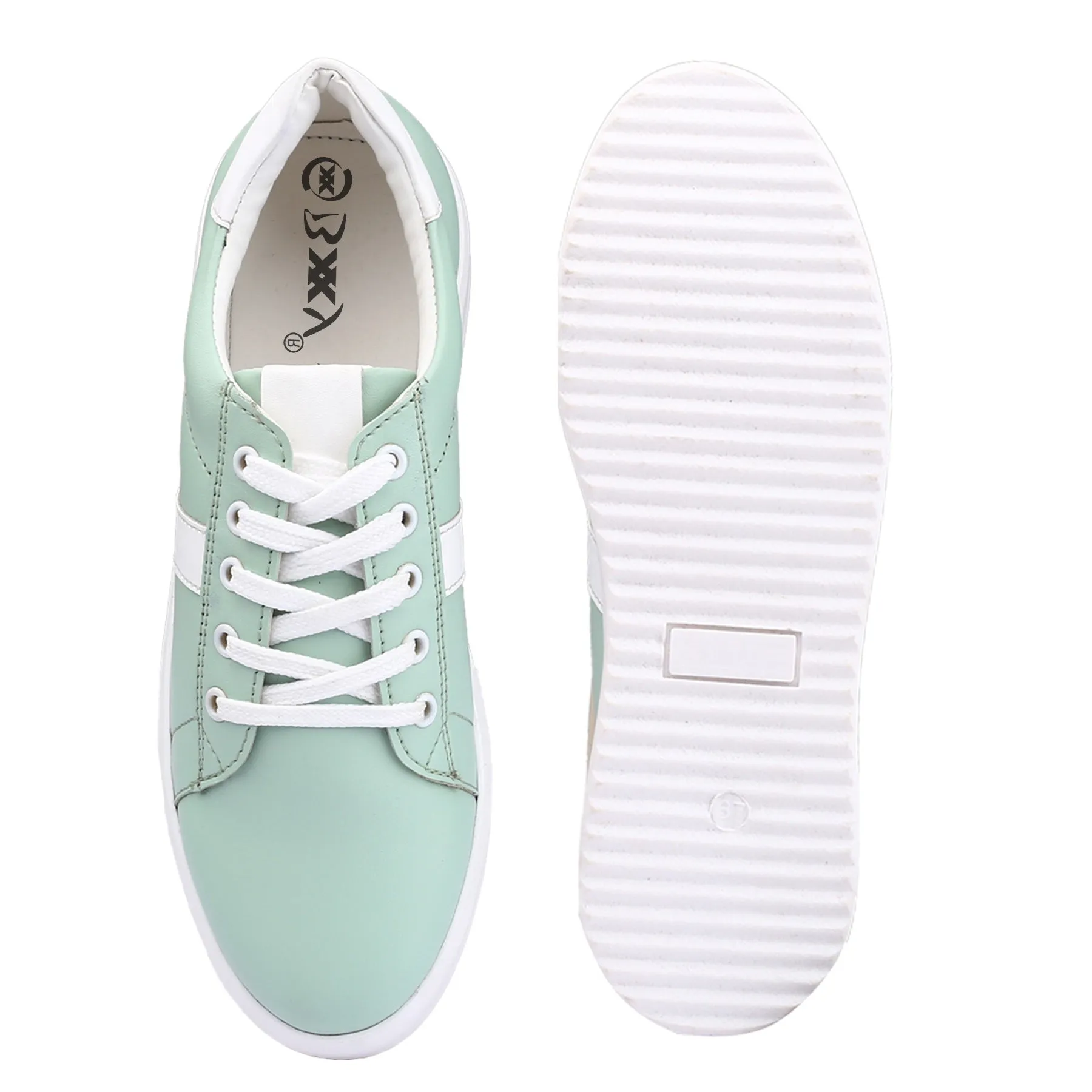 Bxxy Casual Sneaker Lace up Shoes For Women