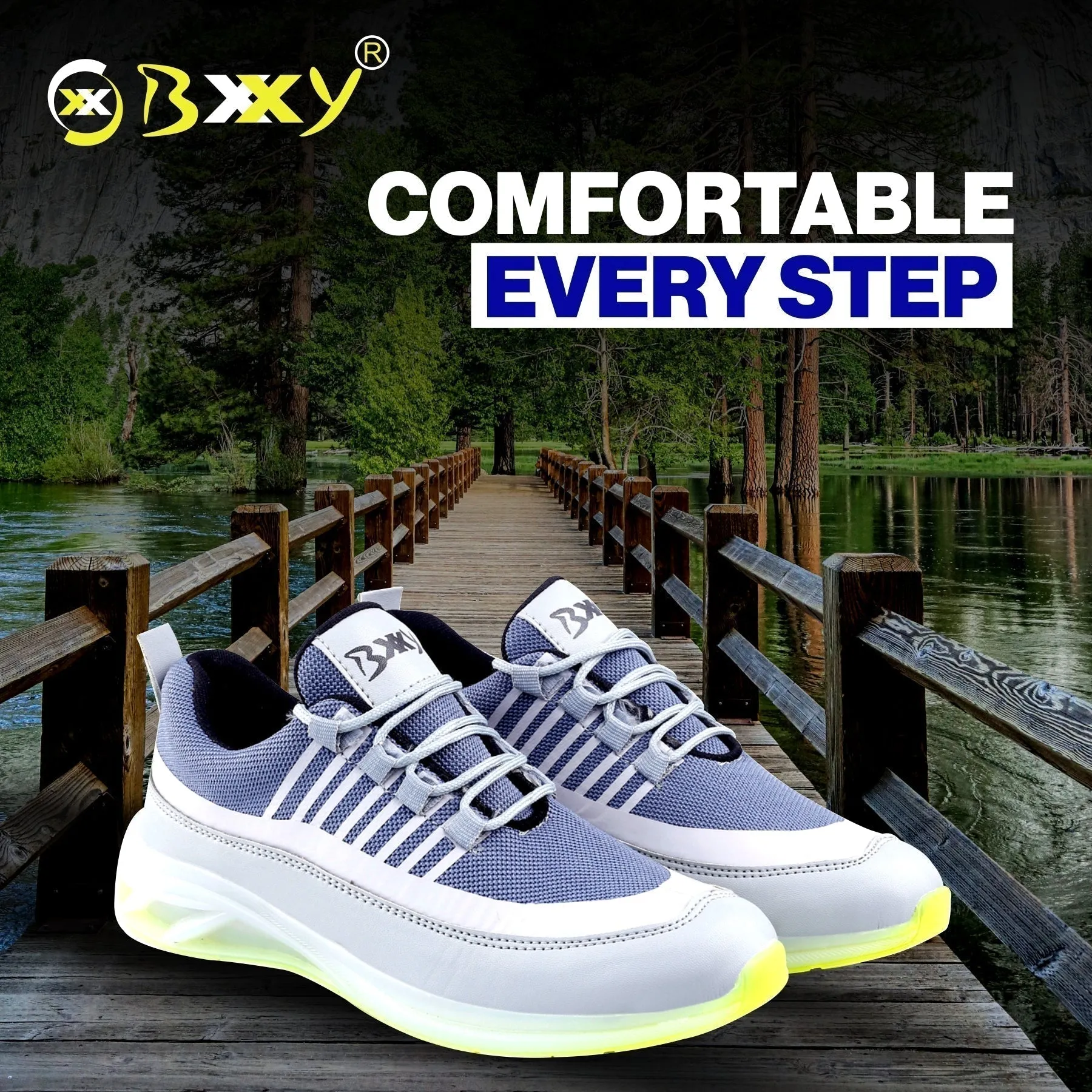 Bxxy's Men's Ultra Comfortable Casual Running Sports Shoes