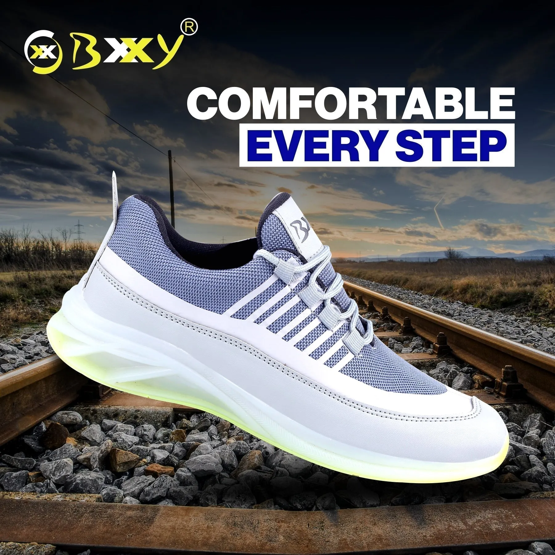 Bxxy's Men's Ultra Comfortable Casual Running Sports Shoes