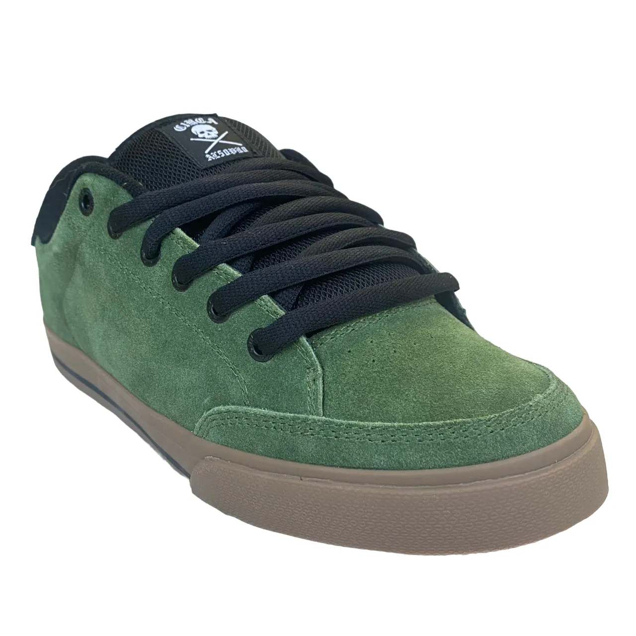 C1RCA scarpa sneakers da skateboard da uomo Adrian Lopez 50 Pro verde nero caramello