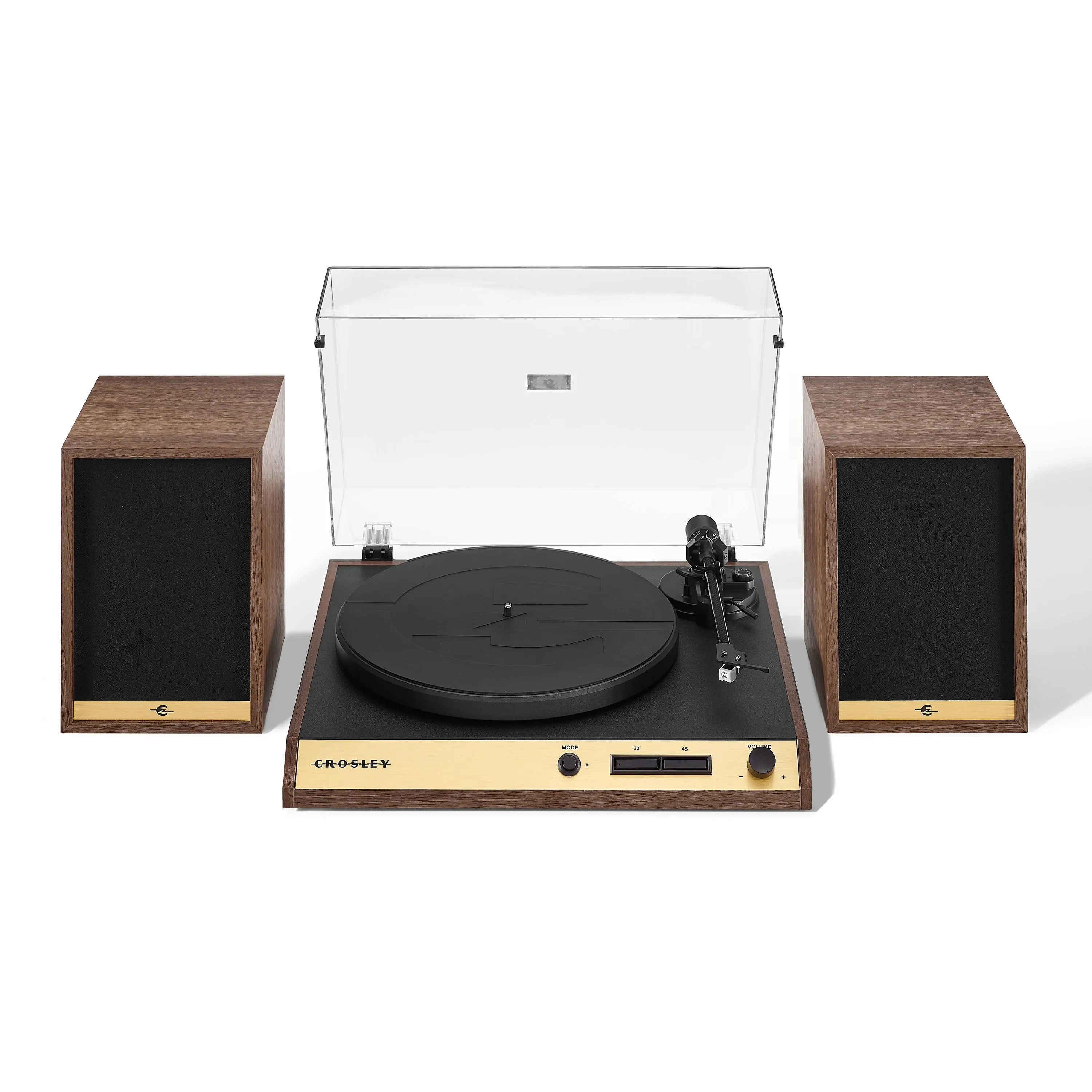 C72 Crosley Record Vinyl Shelf Turntable