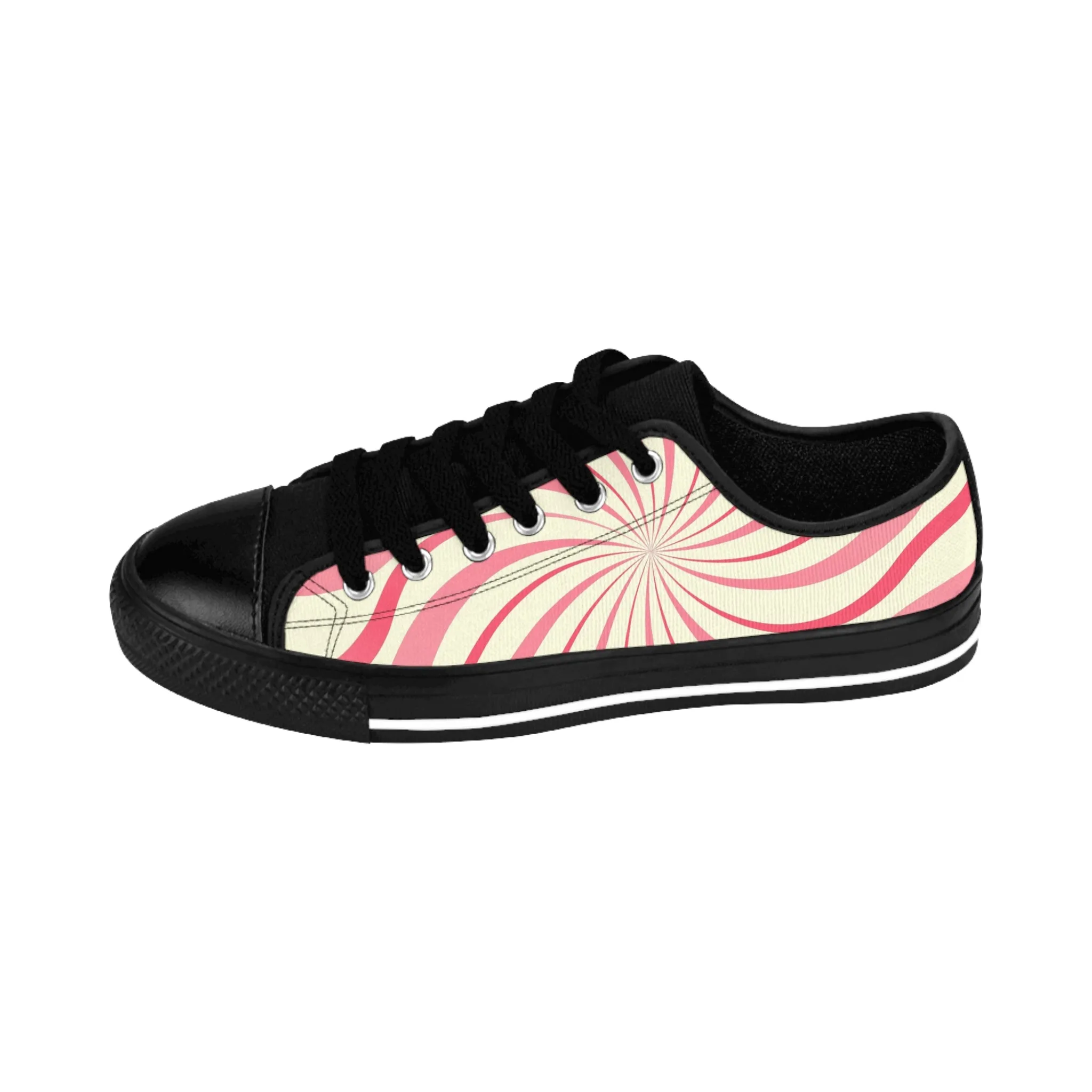 Candy Radial Pattern Men's Sneakers