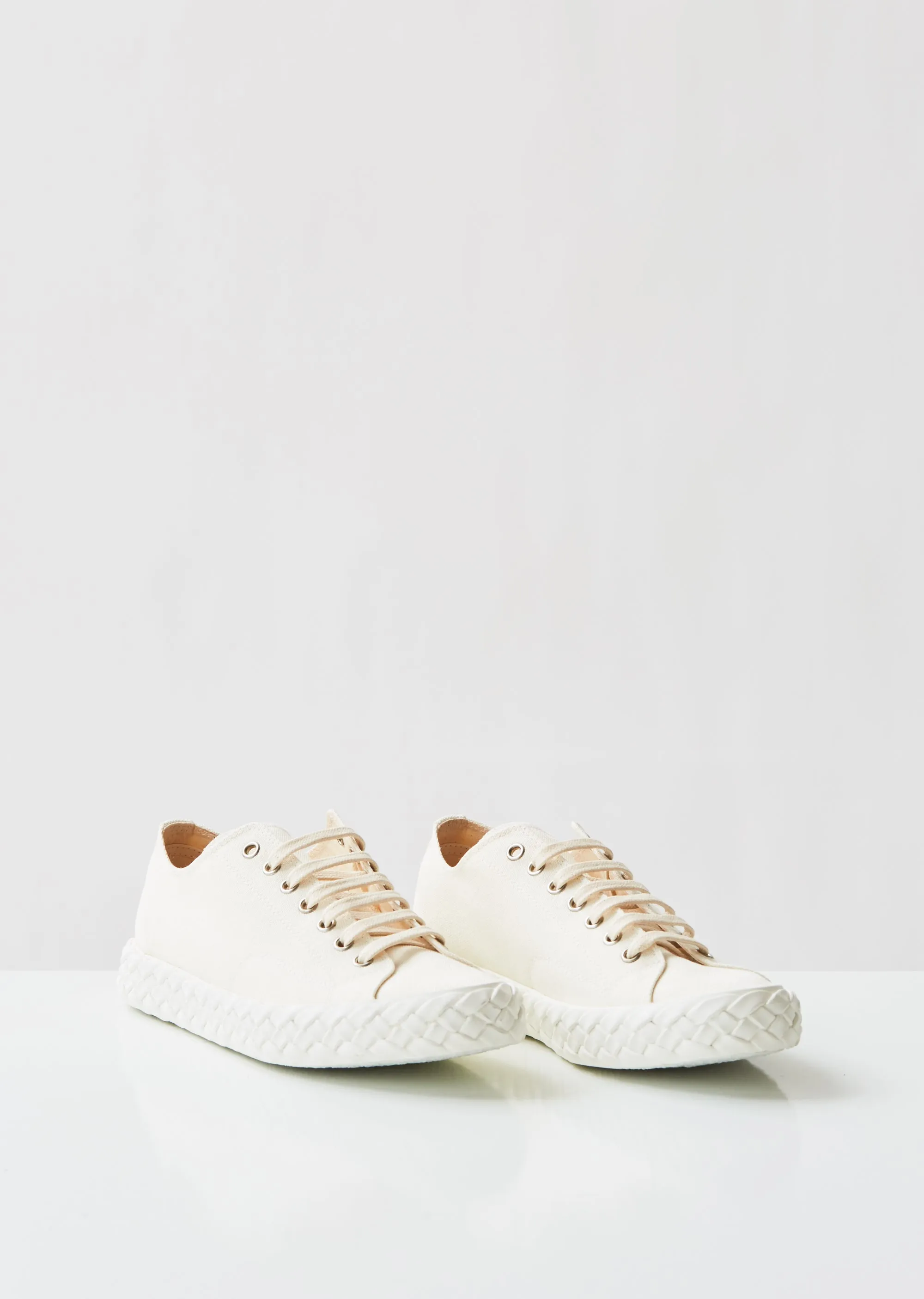 Canvas Braided Sneakers