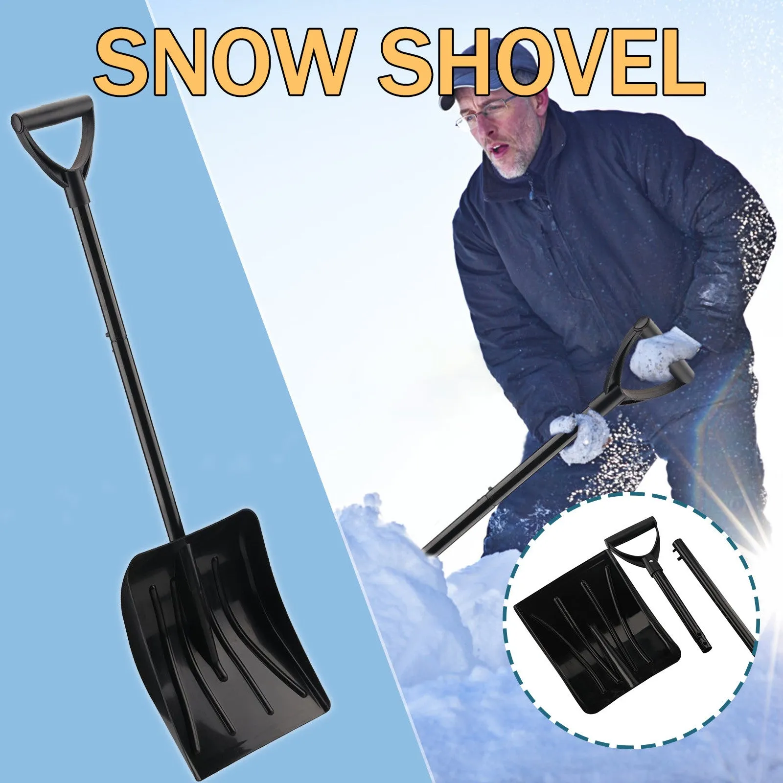 Car Retractable Snow Brush Ice Scraper | Brodtica.com